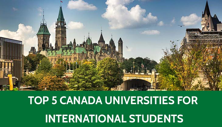 Five Best Universities in Canada for International Students