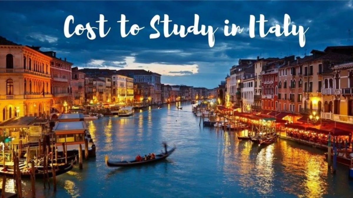 cost of study in Italy for Indian Students